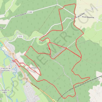 Itinéraire Du côté de Montfort sur Risle, distance, dénivelé, altitude, carte, profil, trace GPS