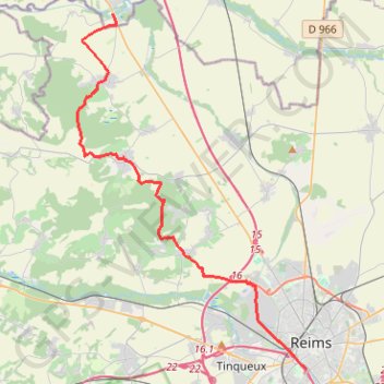 Itinéraire Via Francigena, distance, dénivelé, altitude, carte, profil, trace GPS