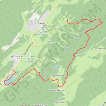 Itinéraire Le Chalet des Auvernes, distance, dénivelé, altitude, carte, profil, trace GPS