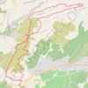 Itinéraire Du col de l'Ange au Jas de sylvain, distance, dénivelé, altitude, carte, profil, trace GPS