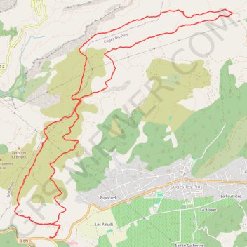 Itinéraire Du col de l'Ange au Jas de sylvain, distance, dénivelé, altitude, carte, profil, trace GPS