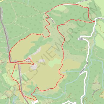 Itinéraire Ibanteli en circuit depuis Sare (aire de détente), distance, dénivelé, altitude, carte, profil, trace GPS