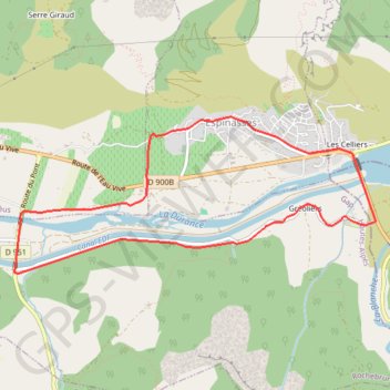 Itinéraire La Plaine, distance, dénivelé, altitude, carte, profil, trace GPS