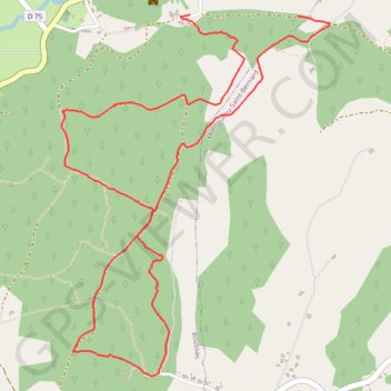 Itinéraire Sentier du lutin, distance, dénivelé, altitude, carte, profil, trace GPS