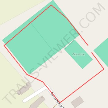 Itinéraire 1 - 300m, distance, dénivelé, altitude, carte, profil, trace GPS