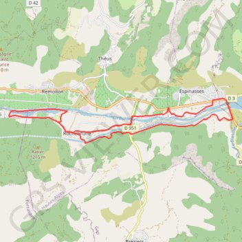 Itinéraire Le Plan, distance, dénivelé, altitude, carte, profil, trace GPS