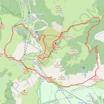 Itinéraire Sancy Loop - Chaudefour Valley Nature Reserve, distance, dénivelé, altitude, carte, profil, trace GPS