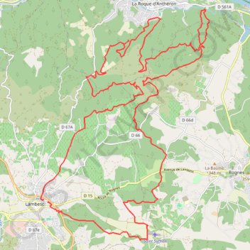 Itinéraire Rando des collines, distance, dénivelé, altitude, carte, profil, trace GPS