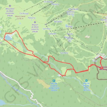 Itinéraire tour -étang-aude, distance, dénivelé, altitude, carte, profil, trace GPS