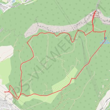Itinéraire Dent de moirand, distance, dénivelé, altitude, carte, profil, trace GPS