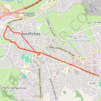 Itinéraire Départ Fictif, distance, dénivelé, altitude, carte, profil, trace GPS