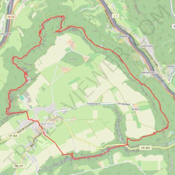 Itinéraire Passage Mandrack – Boucle de la grotte de Hohllay, distance, dénivelé, altitude, carte, profil, trace GPS