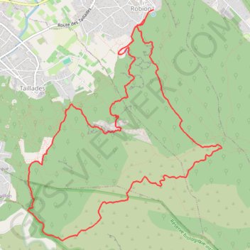 Itinéraire Des rochers de Baudes à la bergerie du Colombier, distance, dénivelé, altitude, carte, profil, trace GPS