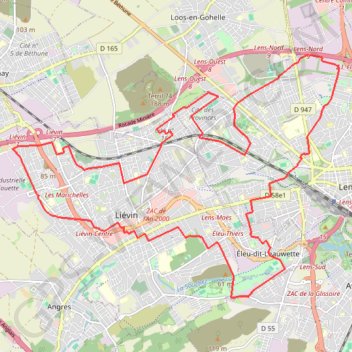 Itinéraire Mon parcours, distance, dénivelé, altitude, carte, profil, trace GPS