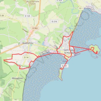 Itinéraire 20km, distance, dénivelé, altitude, carte, profil, trace GPS