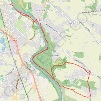 Itinéraire Trail du Confluent, distance, dénivelé, altitude, carte, profil, trace GPS