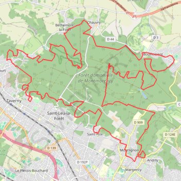 Itinéraire Maxicross 44 km, distance, dénivelé, altitude, carte, profil, trace GPS