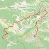 Itinéraire Quillan / Espéraza, distance, dénivelé, altitude, carte, profil, trace GPS