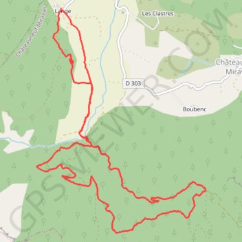 Itinéraire Les Roumégières, distance, dénivelé, altitude, carte, profil, trace GPS