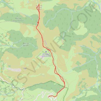 Itinéraire Hautacam, distance, dénivelé, altitude, carte, profil, trace GPS