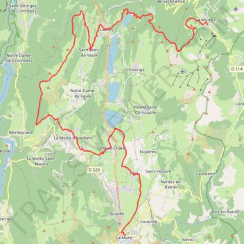 Itinéraire Etape 1 Trièves 2025-20502277, distance, dénivelé, altitude, carte, profil, trace GPS