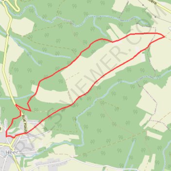 Itinéraire HASTIERE- Coré monseu, distance, dénivelé, altitude, carte, profil, trace GPS