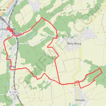 Itinéraire Le ruisseau des Méances, distance, dénivelé, altitude, carte, profil, trace GPS