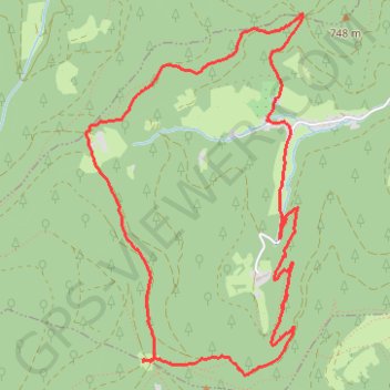 Itinéraire Circuit au dessus de Murbach (Haud Rhin), distance, dénivelé, altitude, carte, profil, trace GPS