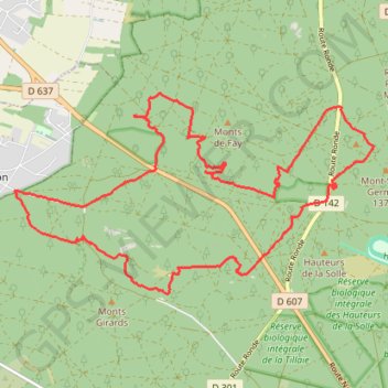 Itinéraire Cuvier Châtillon et Apremont, distance, dénivelé, altitude, carte, profil, trace GPS