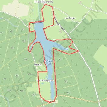 Itinéraire Le tour de l étang de Pirot, distance, dénivelé, altitude, carte, profil, trace GPS