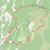 Itinéraire Saumane-Aven Valescure, distance, dénivelé, altitude, carte, profil, trace GPS