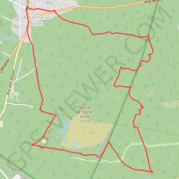 Itinéraire Arbonne-la-Forêt, distance, dénivelé, altitude, carte, profil, trace GPS