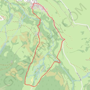 Itinéraire track, distance, dénivelé, altitude, carte, profil, trace GPS