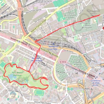 Itinéraire Course à Pieds, distance, dénivelé, altitude, carte, profil, trace GPS