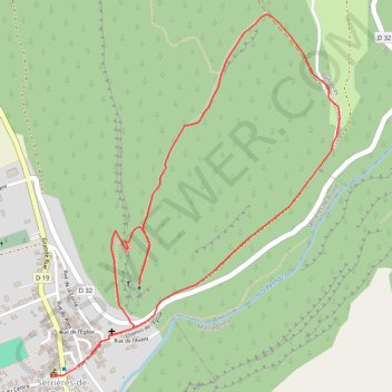 Itinéraire Vierge de Chateland, distance, dénivelé, altitude, carte, profil, trace GPS