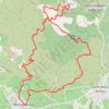 Itinéraire Montpeyroux - Castellas - Brunan, distance, dénivelé, altitude, carte, profil, trace GPS