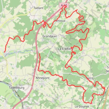 Itinéraire Rfa, distance, dénivelé, altitude, carte, profil, trace GPS