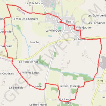 Itinéraire Circuit des 10 villes, distance, dénivelé, altitude, carte, profil, trace GPS