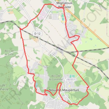 Itinéraire 6A, distance, dénivelé, altitude, carte, profil, trace GPS