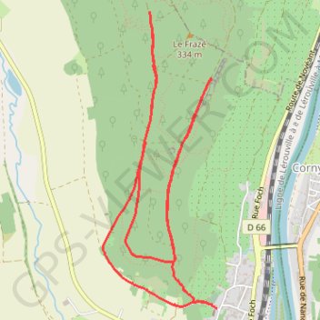 Itinéraire Novéant-sur-Moselle, distance, dénivelé, altitude, carte, profil, trace GPS