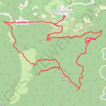 Itinéraire Montgaillard Corbières, distance, dénivelé, altitude, carte, profil, trace GPS