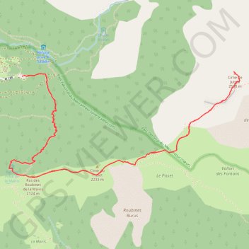 Itinéraire Randonnée 3 : Cime de Juisse depuis le Parking Supérieur du Boréon, distance, dénivelé, altitude, carte, profil, trace GPS
