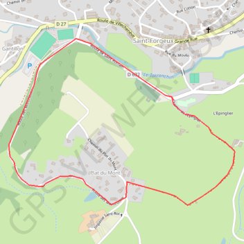 Itinéraire Tour du plat du mont, distance, dénivelé, altitude, carte, profil, trace GPS