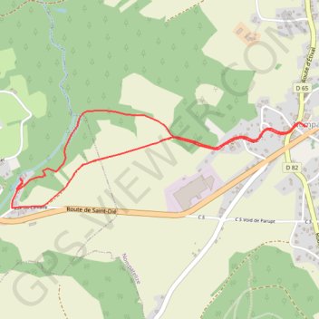 Itinéraire Les Fossottes, distance, dénivelé, altitude, carte, profil, trace GPS