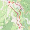Itinéraire Le Sentier des Couronnes - Florac, distance, dénivelé, altitude, carte, profil, trace GPS