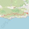 Itinéraire Ajaccio Le sentier des crêtes, distance, dénivelé, altitude, carte, profil, trace GPS