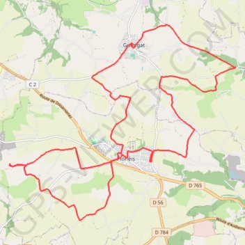 Itinéraire Audax 25 Ploneis, distance, dénivelé, altitude, carte, profil, trace GPS