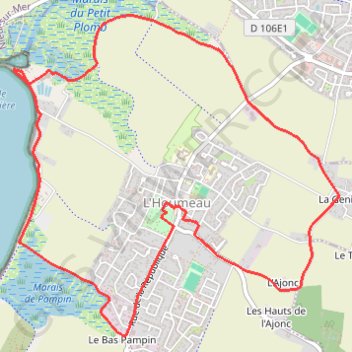 Itinéraire L'histoire d'un village entre terre et mer - L'Houmeau, distance, dénivelé, altitude, carte, profil, trace GPS