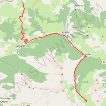 Itinéraire J4 Lac Lacroix, distance, dénivelé, altitude, carte, profil, trace GPS