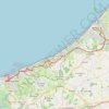 Itinéraire Cabourg / Deauville, distance, dénivelé, altitude, carte, profil, trace GPS